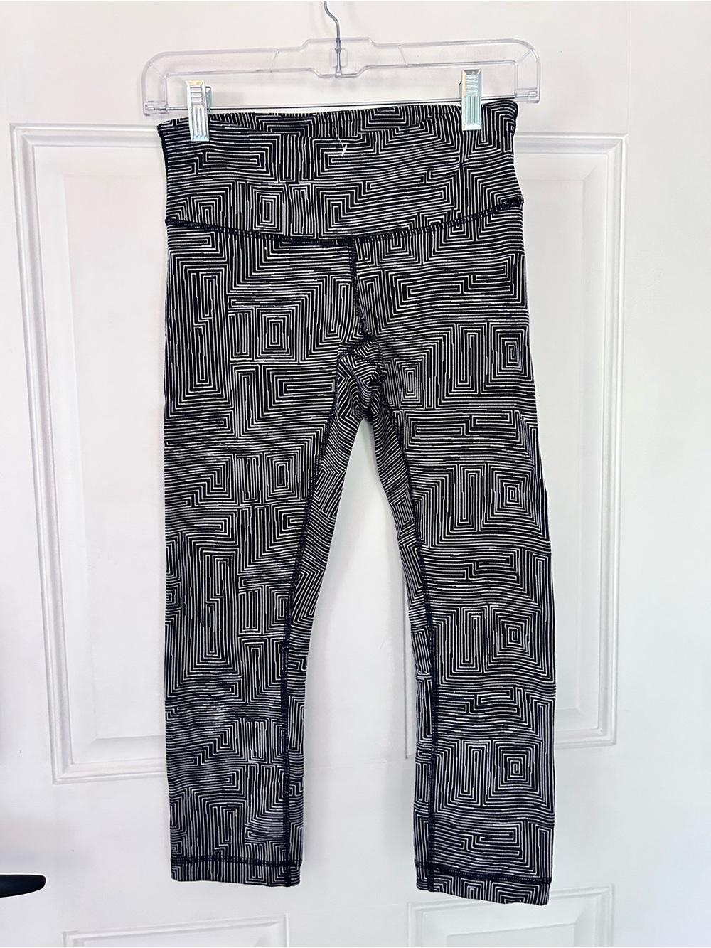 lululemon athletica Black & White Geometric Print Leggings